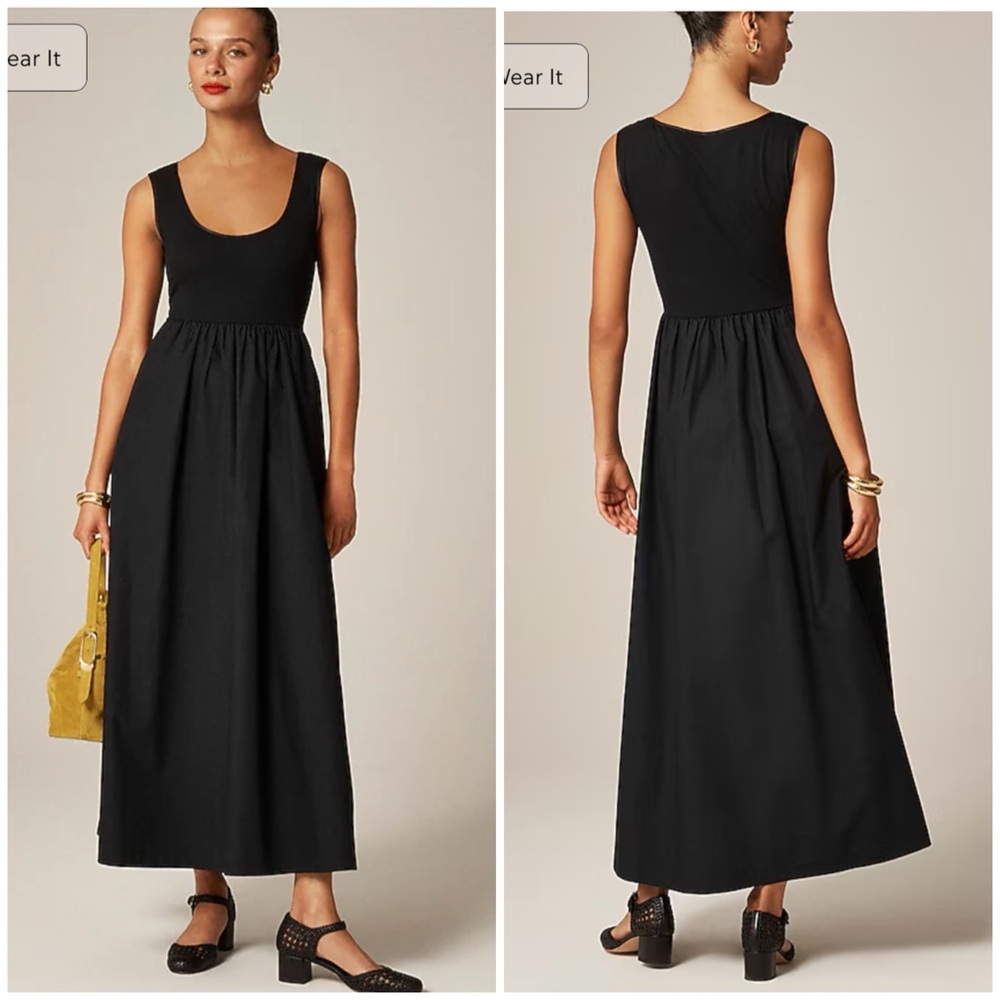J.Crew Black Mixy Dress